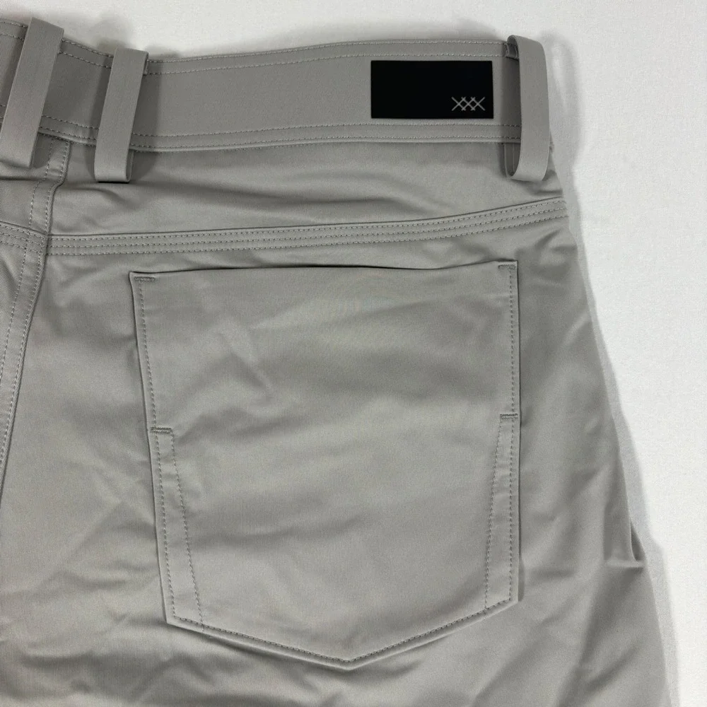 Rhone Commuter Five Pocket Slim Straight Pants Grey Mens FITS 30x29 Golf READ